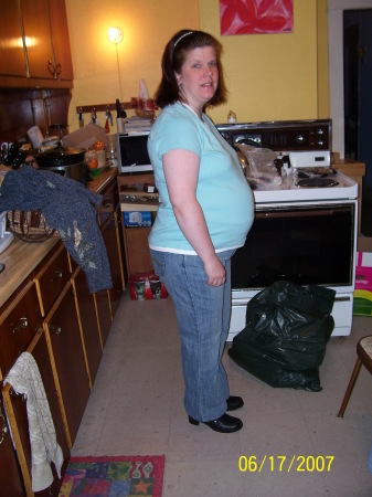 Wife Marion and Baby to Be