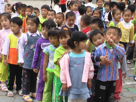 My little friends in China