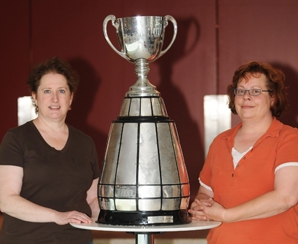 Grey Cup visits the office