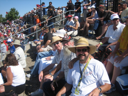 Me at NASCAR with Gerry and Paul