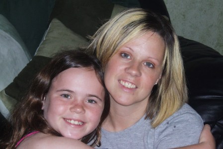 Me & Courtney- youngest daughter 9 (3rd grade)