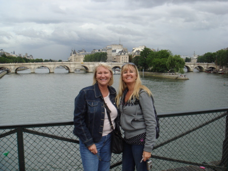 Leisa Turner (Mocniak) and I in Paris