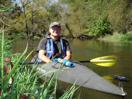 Sunny day on the Pigeon River, IN