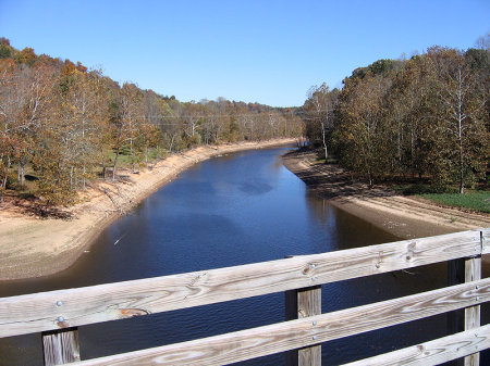 Holston River from other side of trestle