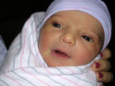 My first grandchild born 121107