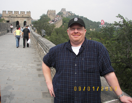 The Great Jim at the Great Wall