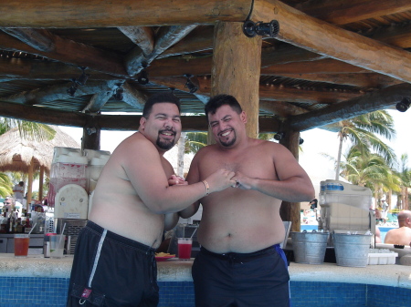Frank and Juan Esquivel In Cancun 2005