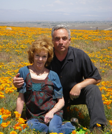 My fiance Janet and me in the poppies; 5/2/10