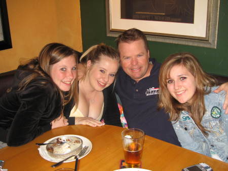 Todd and the girls celebrate his birthday