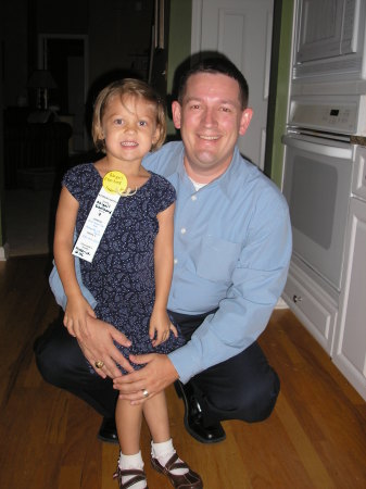 Abbie's first day of school 2007