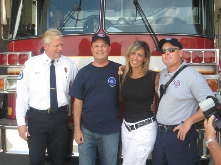 Me meeting with the Delray Beach FD Oct. 2007