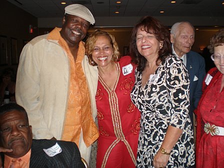 Class Reunion, August 2007 - Robert Hartfield, Stella & Kathy Regello-Brown; Seated is Joe Robinson '61