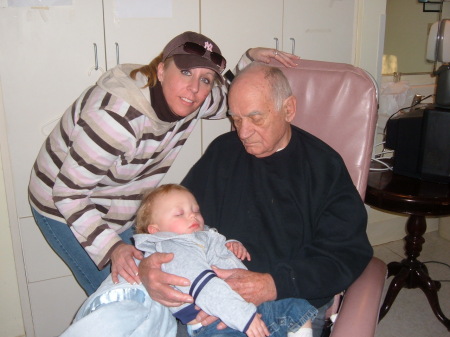 My daughter, grandson, and Dad