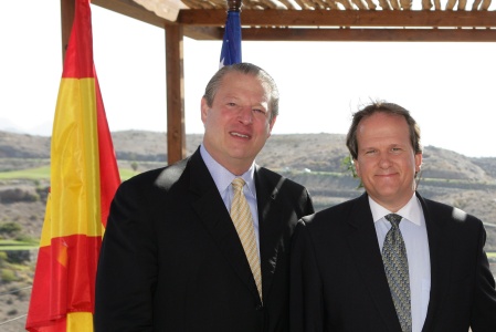2007 with Al Gore in Spain
