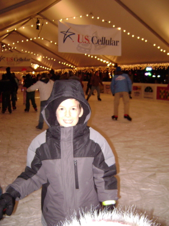 Iceskating outside in Knoxville, Tn