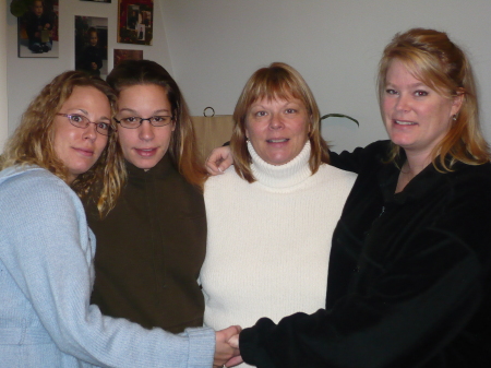 New Years Day wiyh my 3 beautiful daughters 2008