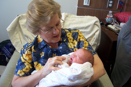 Welcoming my new grandson, Zacary Earl Tate