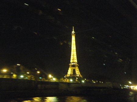 Eiffel Tower nearby the Seine River, Paris