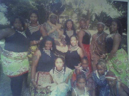 Lisanga Ya Bana Kin (american and congolese dancers), I'm top left(june2007)
