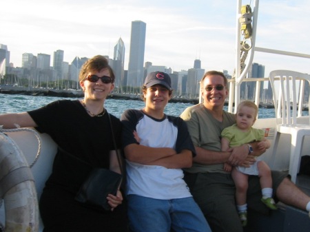 Libby, Ben, me, and Charlotte Anne (in Chicago)
