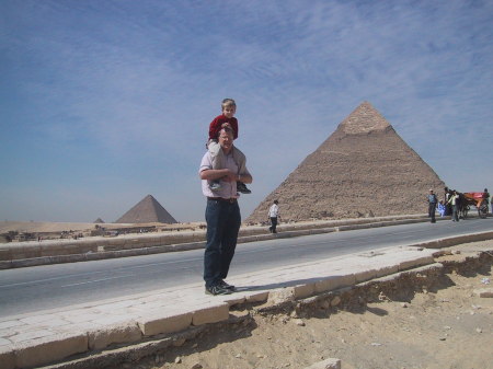 Georgio & John, Spring 2007, Giza, Egypt