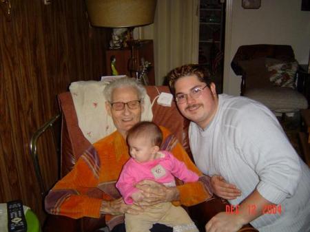 brandon and cheyenne with grandpa paul