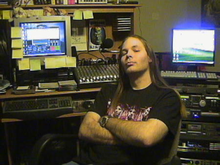 Me In My Radio Station Studio