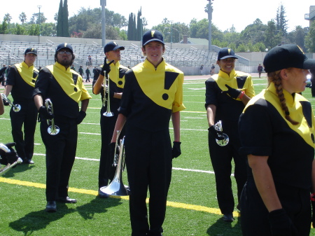 Kyle with Impulse Drum and Bugle Corps, 2007 DCI Finalists