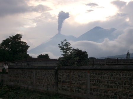 Volcano Fuero Antigua Guatemala 2007