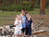 My boys Zak & Spence and my brothers son Jack