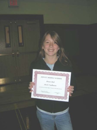 My Super Smart Step-Daughter and Her Honor Roll Award !!!!!!