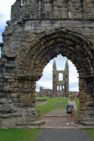 The Ancient Cathedral in St Andrews Scotland