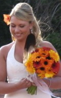 holly with flowers