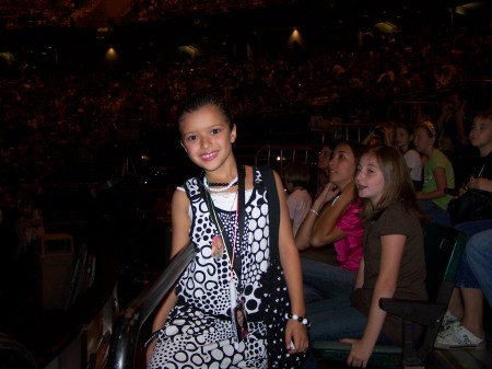 Paige at Hannah Montana Concert