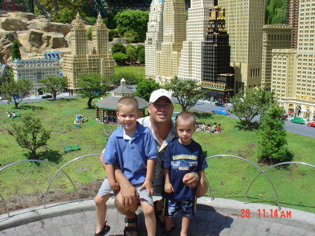 The boys and I at Legoland