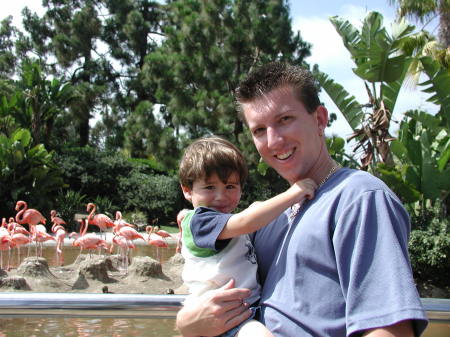 Todd and nephew Tyler at Sea World in San Diego