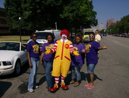 Hanging with Ronald McDonald