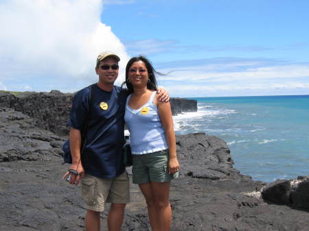 Cathy & I at Mt. Kilawea (Big Island)