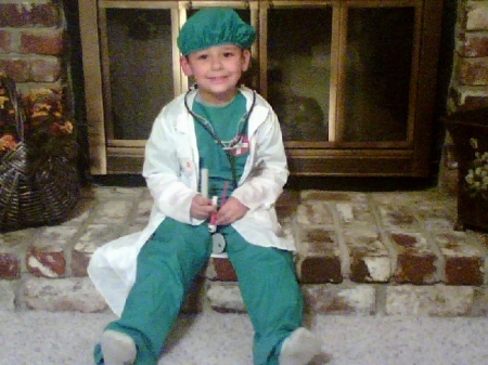 Is there a doctor in the house?  My little Christian.....