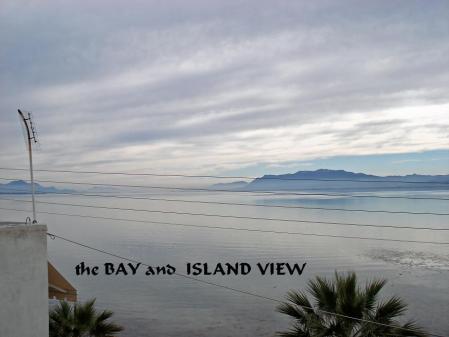 balcony-bay-island view poster