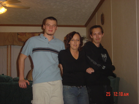 Tony son in law , me and son Joshua