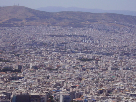 miles and miles and MILES of cement....Ahhh...lovely Athens