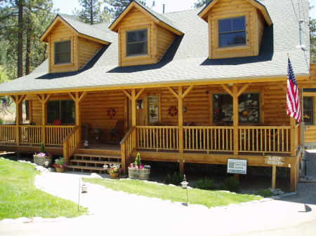 log home we built