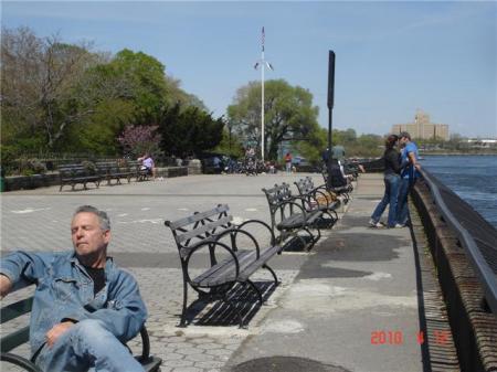 Along the promenade