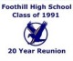 20 Year Class Reunion for Foothill High School reunion event on Oct 15, 2011 image