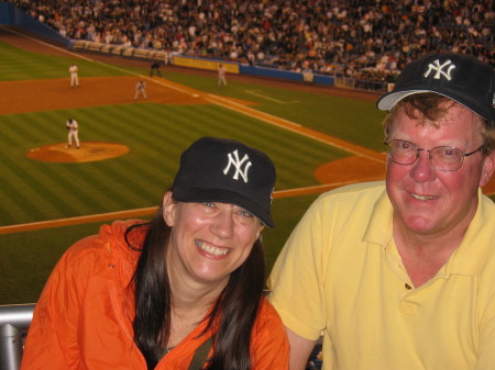Chip & Dawilla at Yankee Stadium