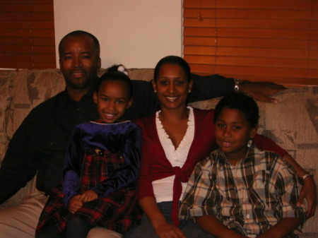 Angie, son, neice, and brother 2005