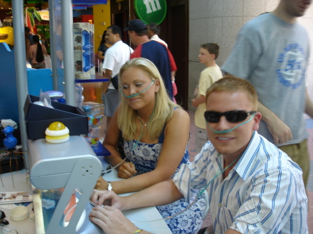 Nick and I in vegas/ July 2007