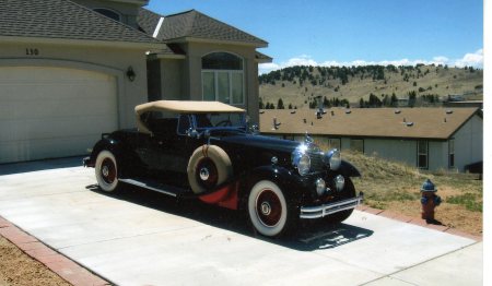My 1930 Packard roadster