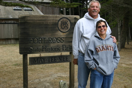 Bob and Tina at Fort Ross